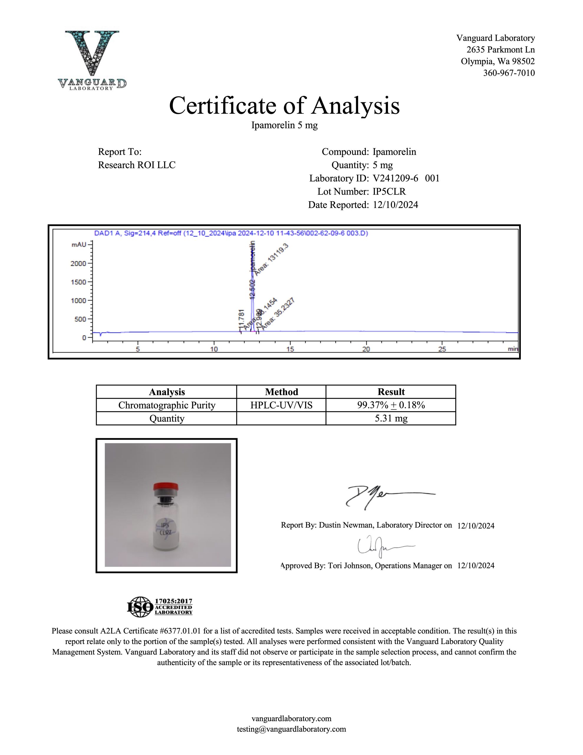Ipamorelin 5mg